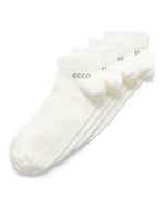 ECCO Longlife Low Cut Socks - White - Main