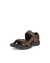 Men's ECCO® Onroads Nubuck Walking Sandal - Brown - Main