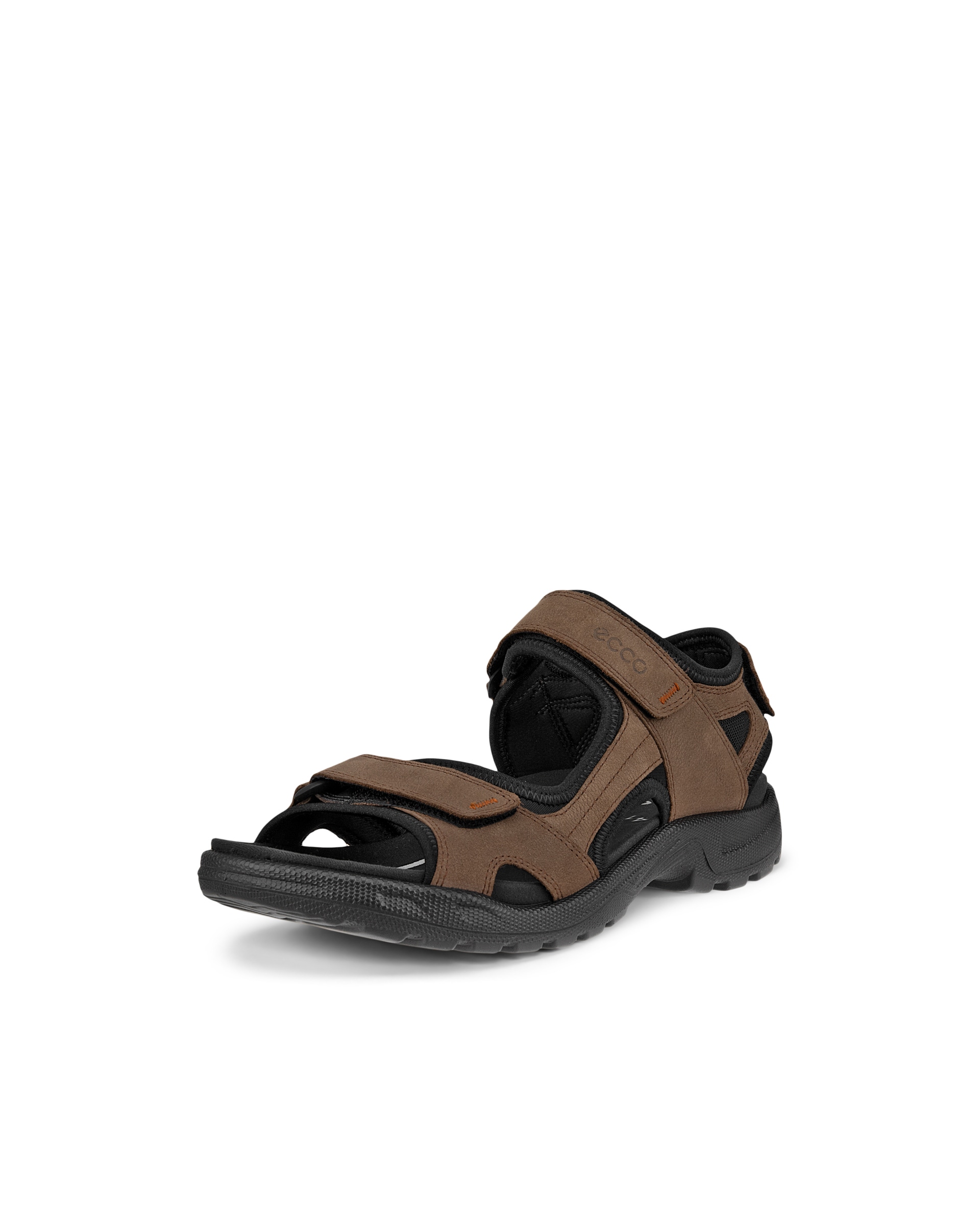 Men's ECCO® Onroads Nubuck Walking Sandal - Brown - Main