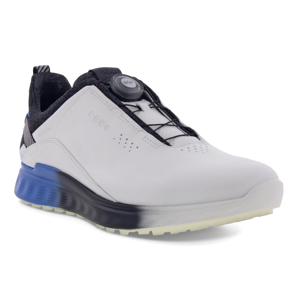 Zapatos golf de piel Gore-Tex ECCO® Golf S-Three para hombre - Blanco - Main