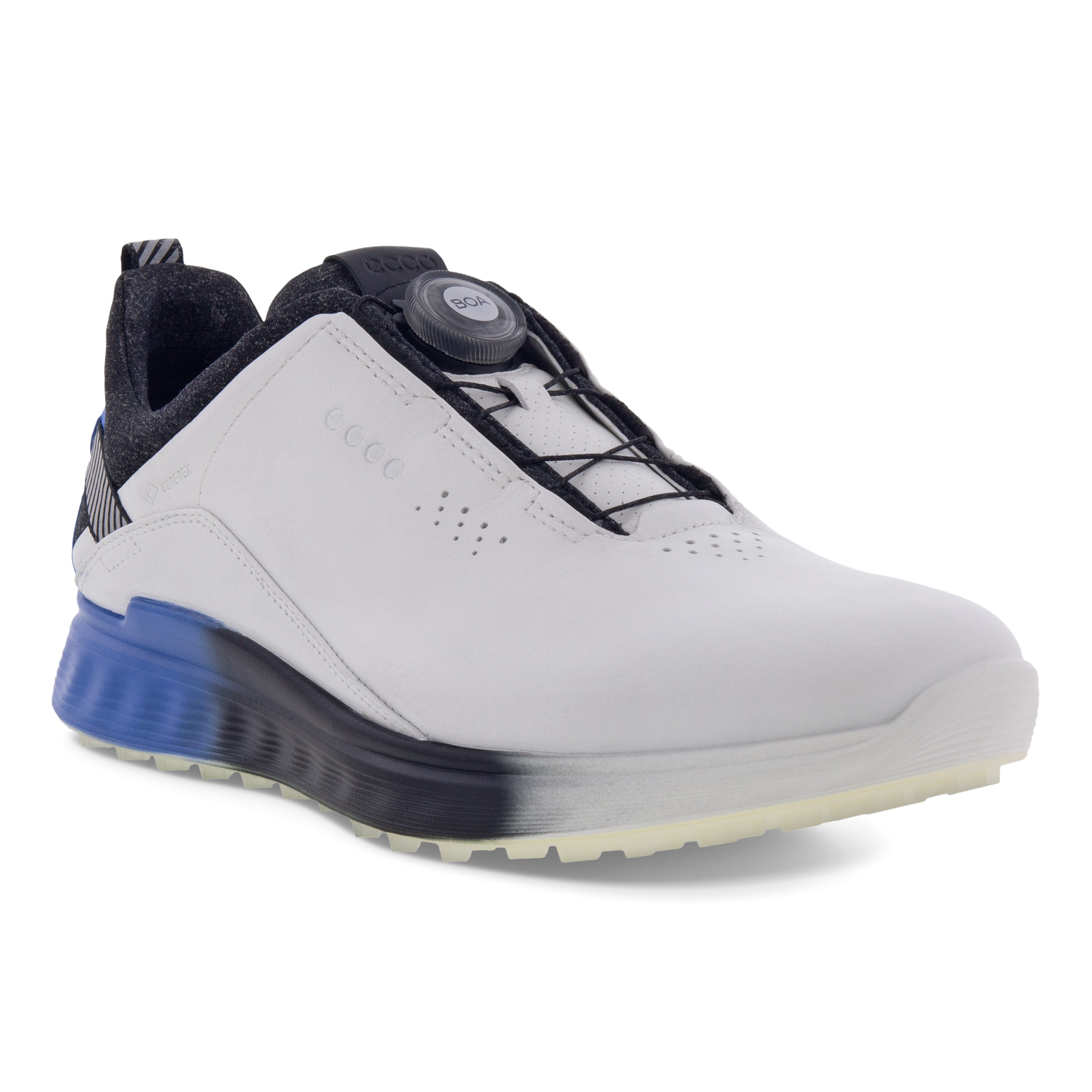 ECCO® Golf S-Three Gore-Tex-iga nahast golfijalats meestele - Valge - Main