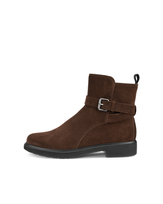 ECCO® Metropole Amsterdam bottes de pluie en cuir pour femme - Brun - Outside