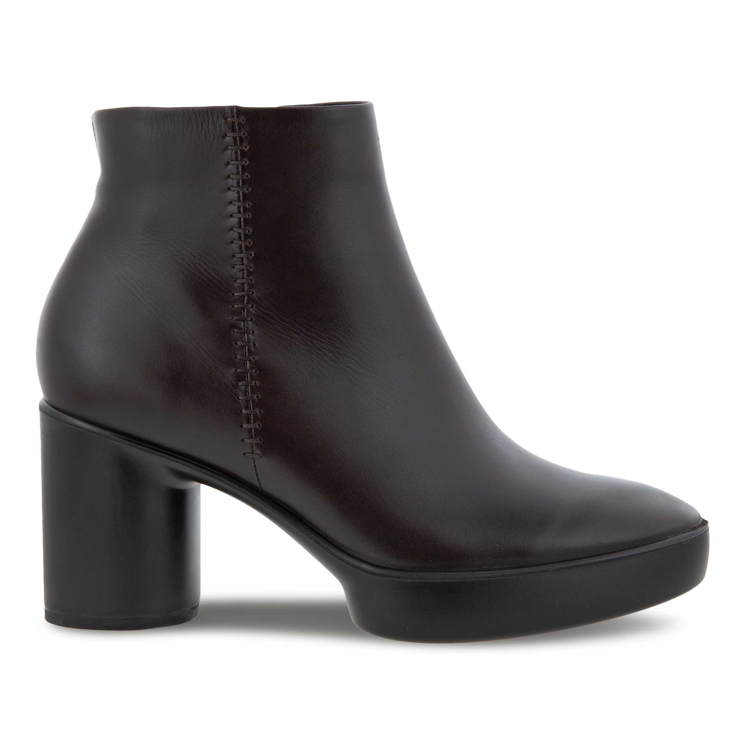 ECCO Women's Shape Sculpted Motion 55 MM Ankle Boots - Brown - Outside