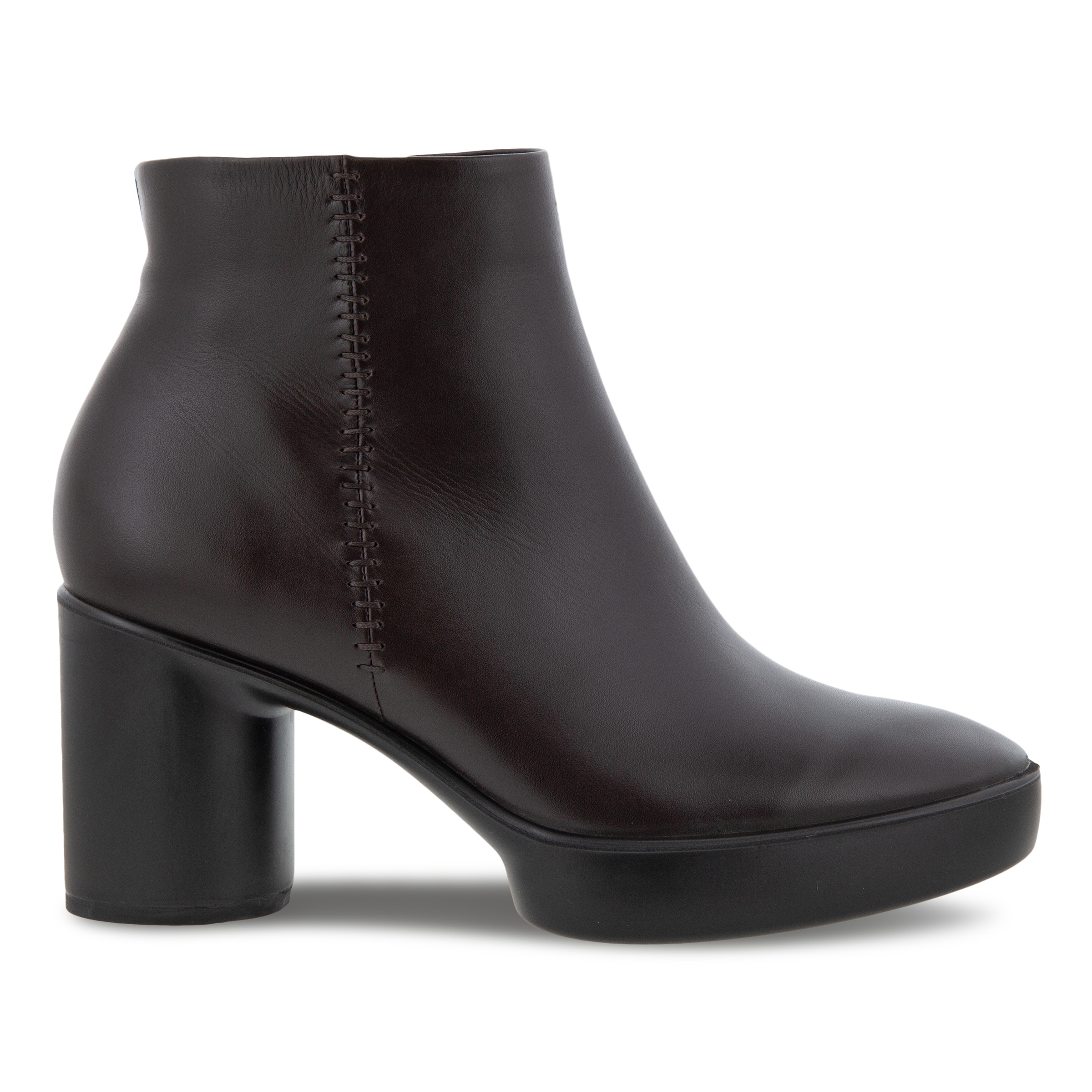 ECCO Women's Shape Sculpted Motion 55 MM Ankle Boots - Brown - Outside
