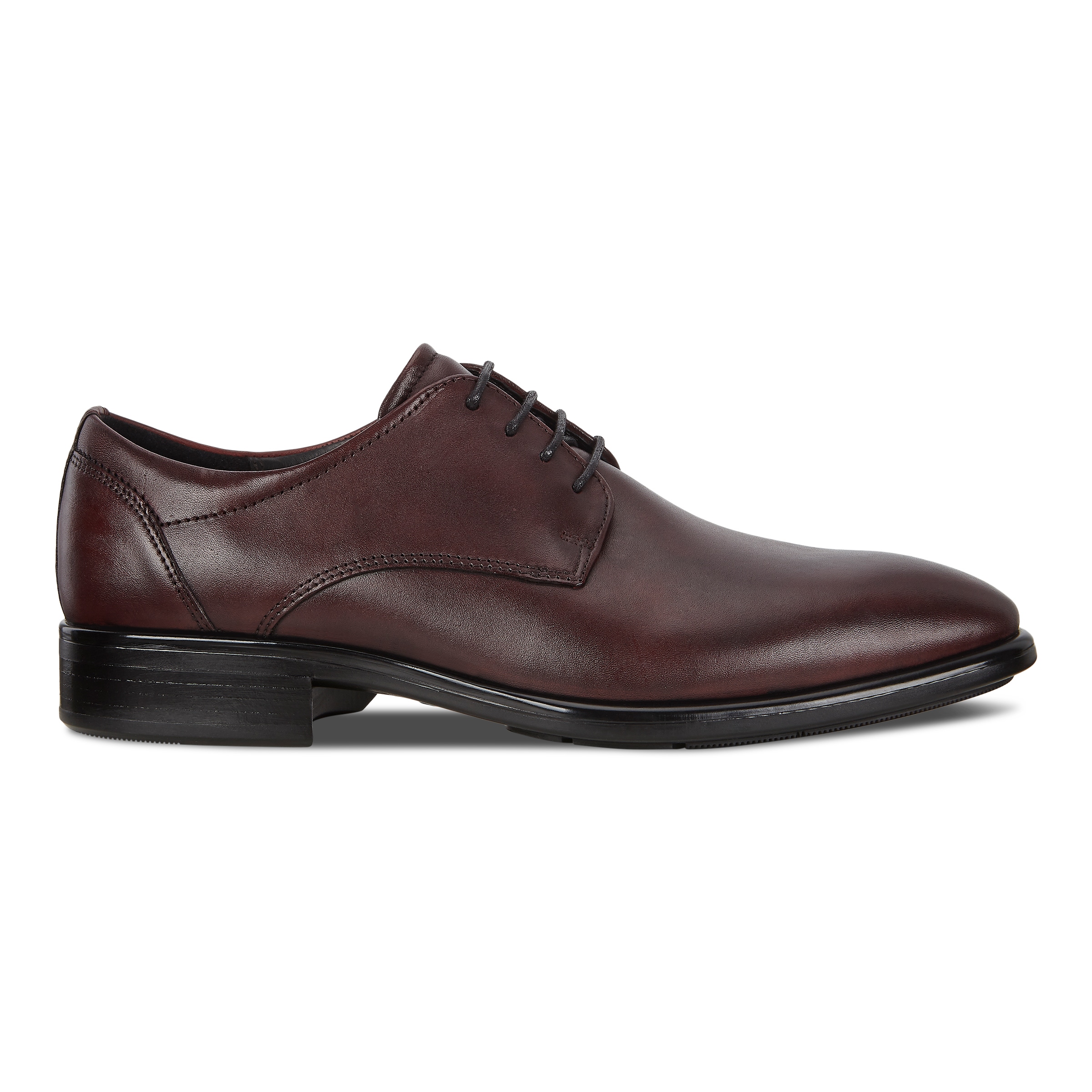 ECCO Citytray Men's Derby - Red - Outside