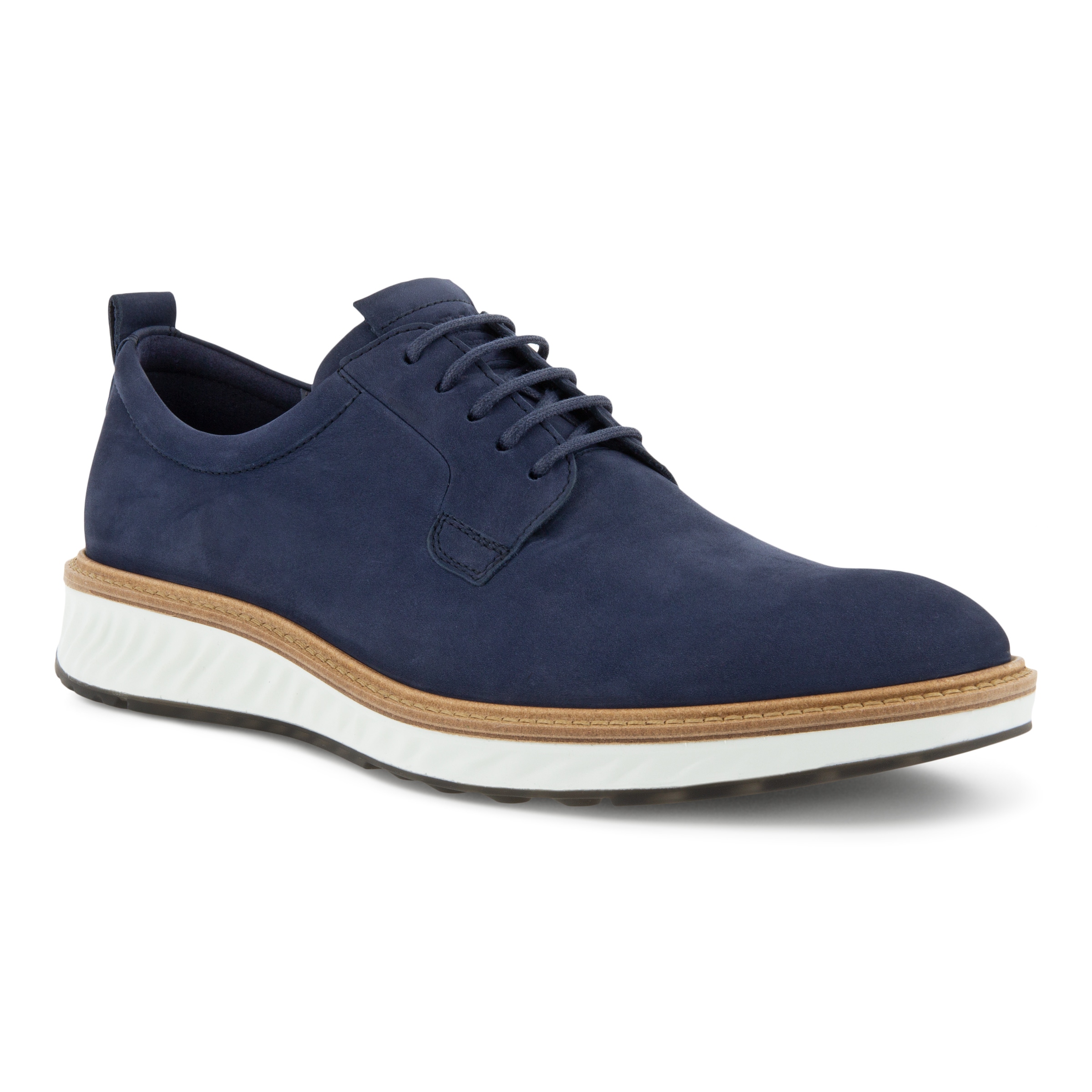 ECCO ST.1 Hybrid メンズ ヌバックダービーシューズ - ブルー - Main