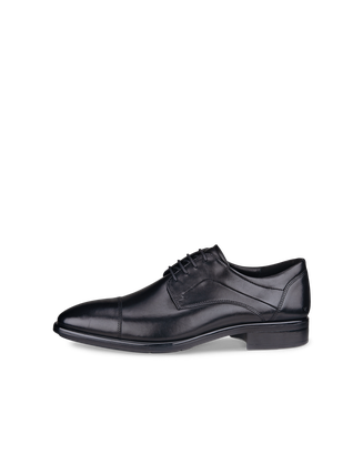 Zapatos Derby de piel ECCO® Citytray para hombre - Negro - Outside