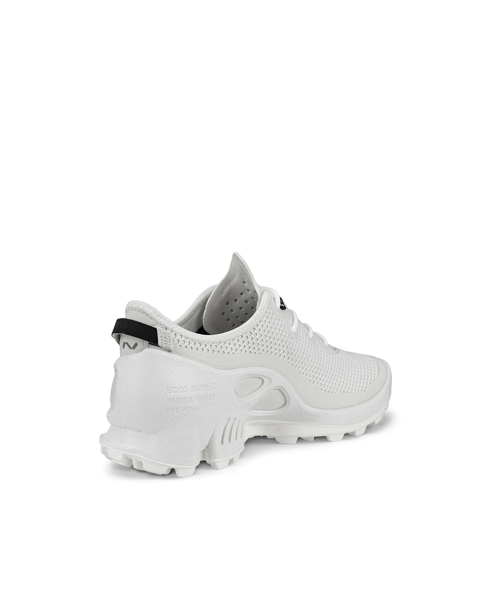 ECCO® Biom Knitted C-Trail baskets en toile pour femme - Blanc - Back