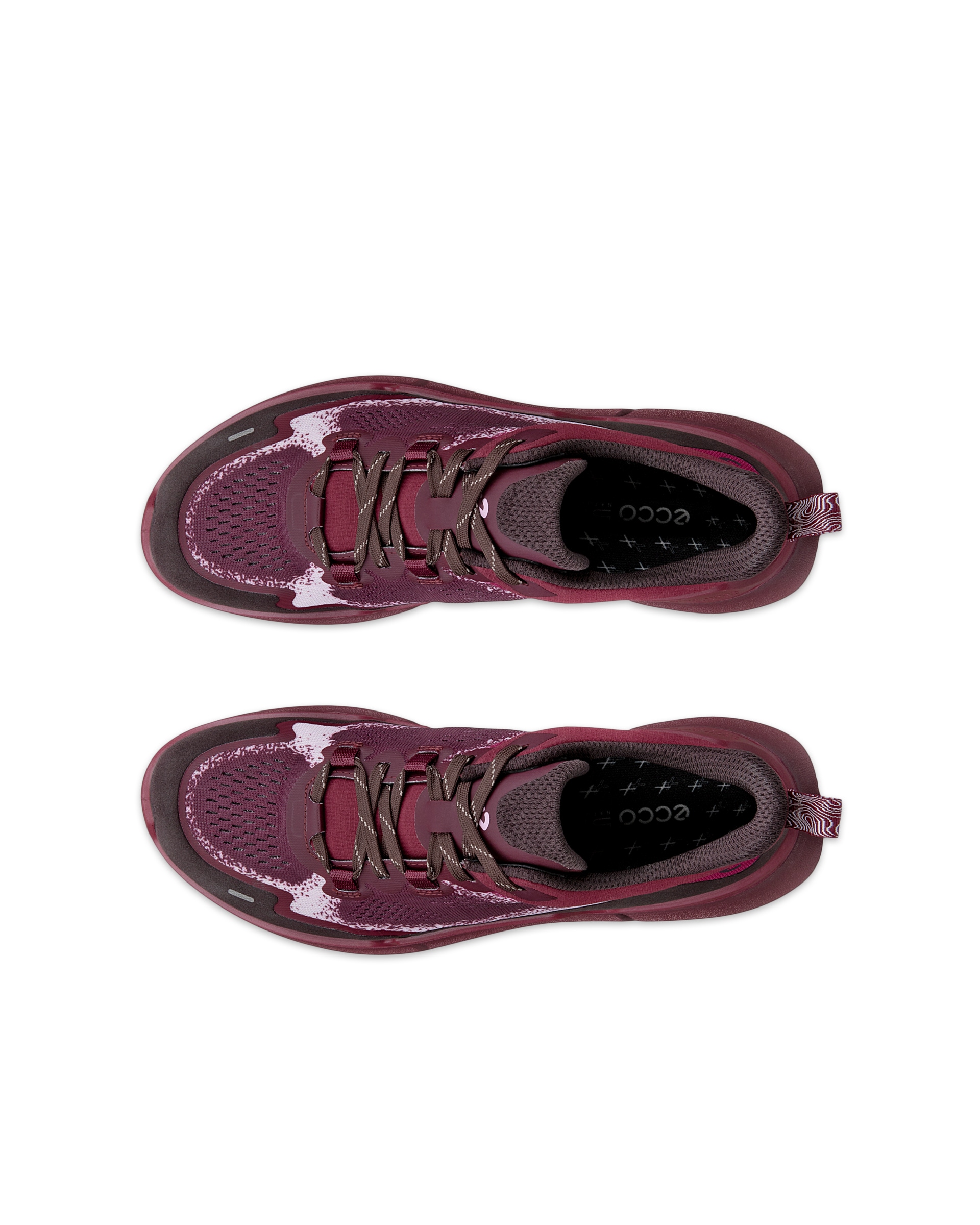 ECCO® BIOM 2.2 ženske platnene tenisice - Crvena - Top left pair