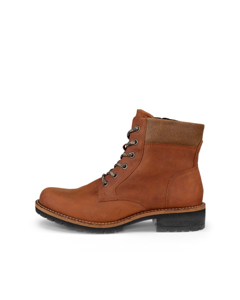 Nubuck lace up boots hotsell