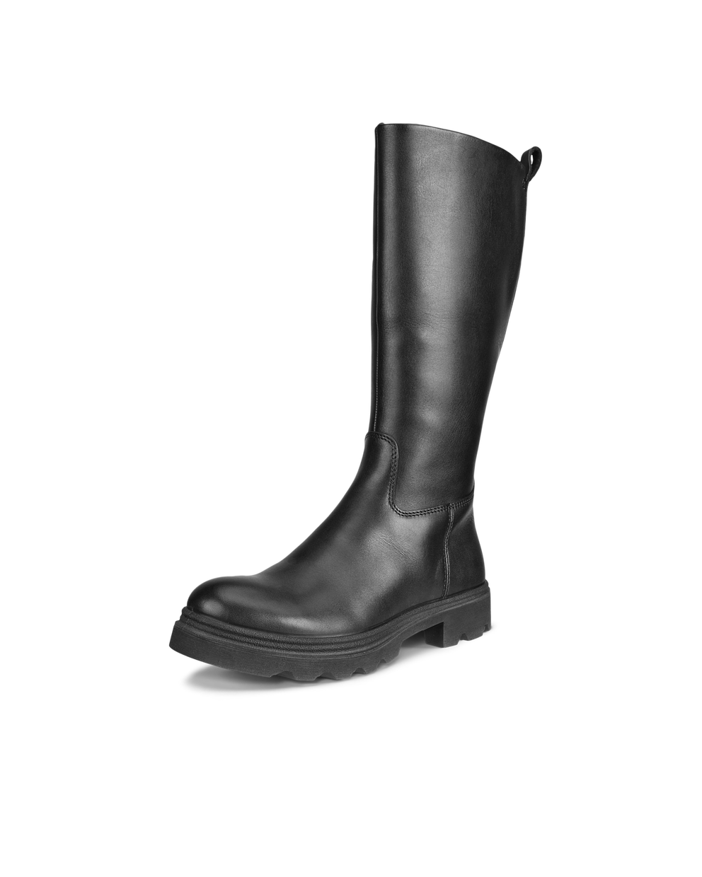 Botas de caña alta de piel ECCO® Grainer para mujer - Negro - Main