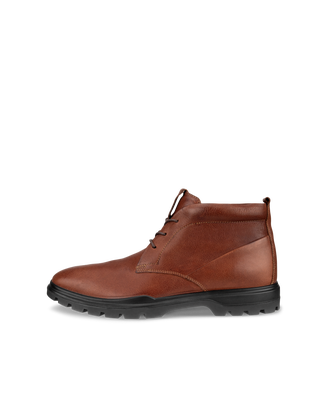 ECCO® Citytray Avant bottines chukka en cuir pour homme - Brun - Outside