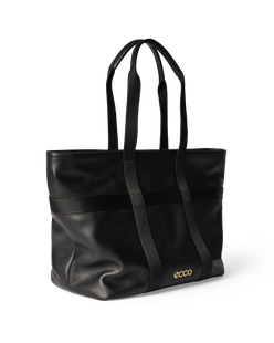 Bolso tote de piel ECCO® - Negro - Main