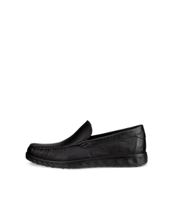 ECCO® S Lite Moc mocassins en cuir pour homme - Noir - Outside