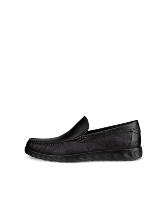 Men's ECCO® S Lite Moc Leather Moccasin - Black - Outside