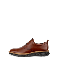 ECCO® ST.1 Hybrid derbies cuir pour homme - Brun - Outside