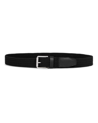 Men's ECCO® Formal Braided Belt - Black - Main