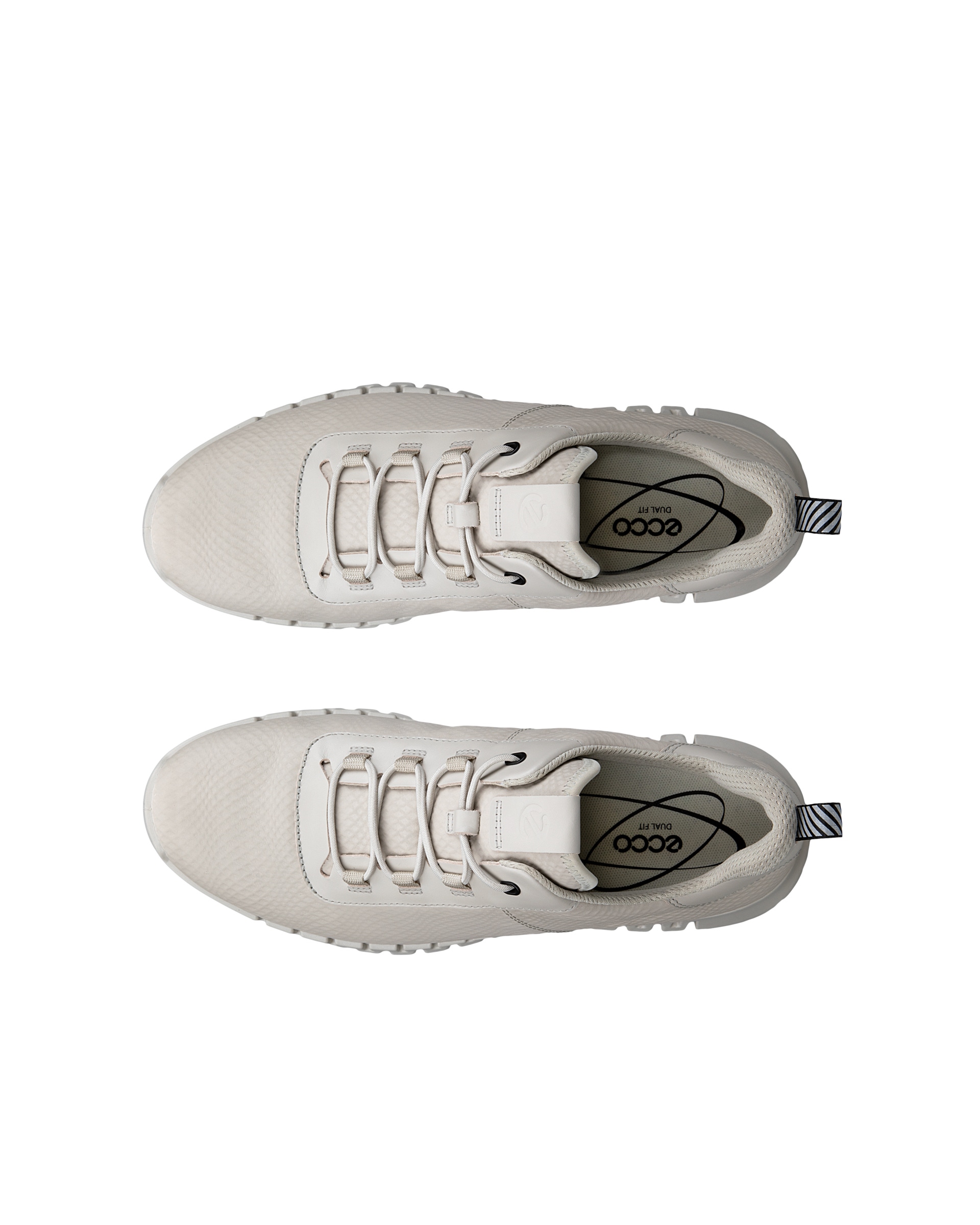 ECCO GRUUV MEN'S SNEAKER - Grey - Top left pair