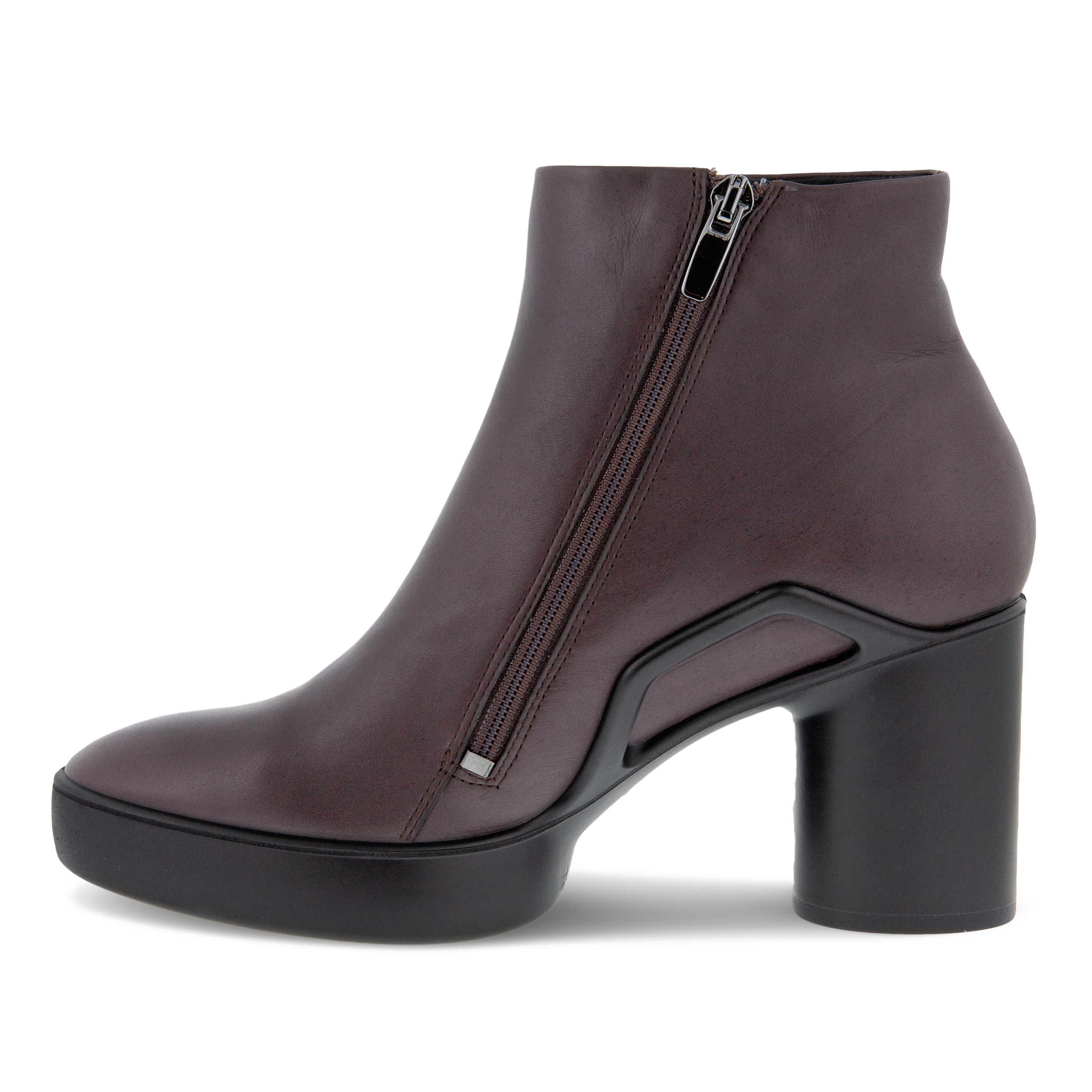 ECCO Shape Sculpted Motion 55 Women's Ankle Boot - Brown - Inside