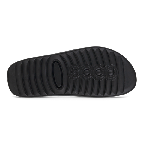 ECCO Women's Cozmo 2-strap Slide Sandals - Metallics - Sole