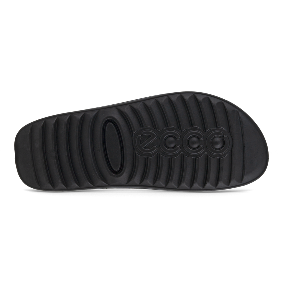 ECCO Women's Cozmo 2-strap Slide Sandals - Metallics - Sole