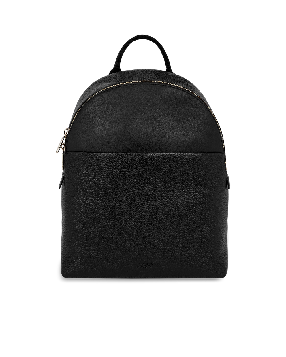 ECCO® Textureblock Leather Backpack - Black - Main