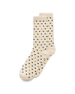 ECCO® Classic Dotted Mid-Cut Socks - Blue - Main