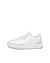 Women's ECCO® Street Court Leather Sneaker - White - Outside