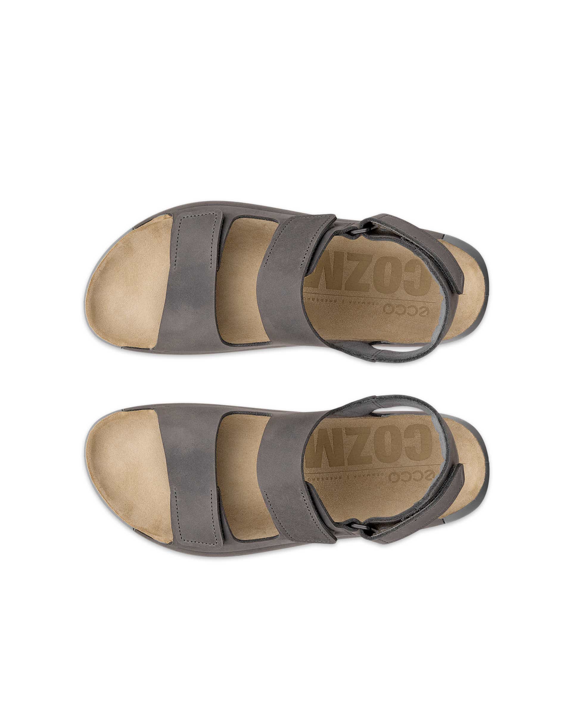 ECCO® Cozmo rihmadega nubuknahast sandaalid meestele - Hall - Top left pair