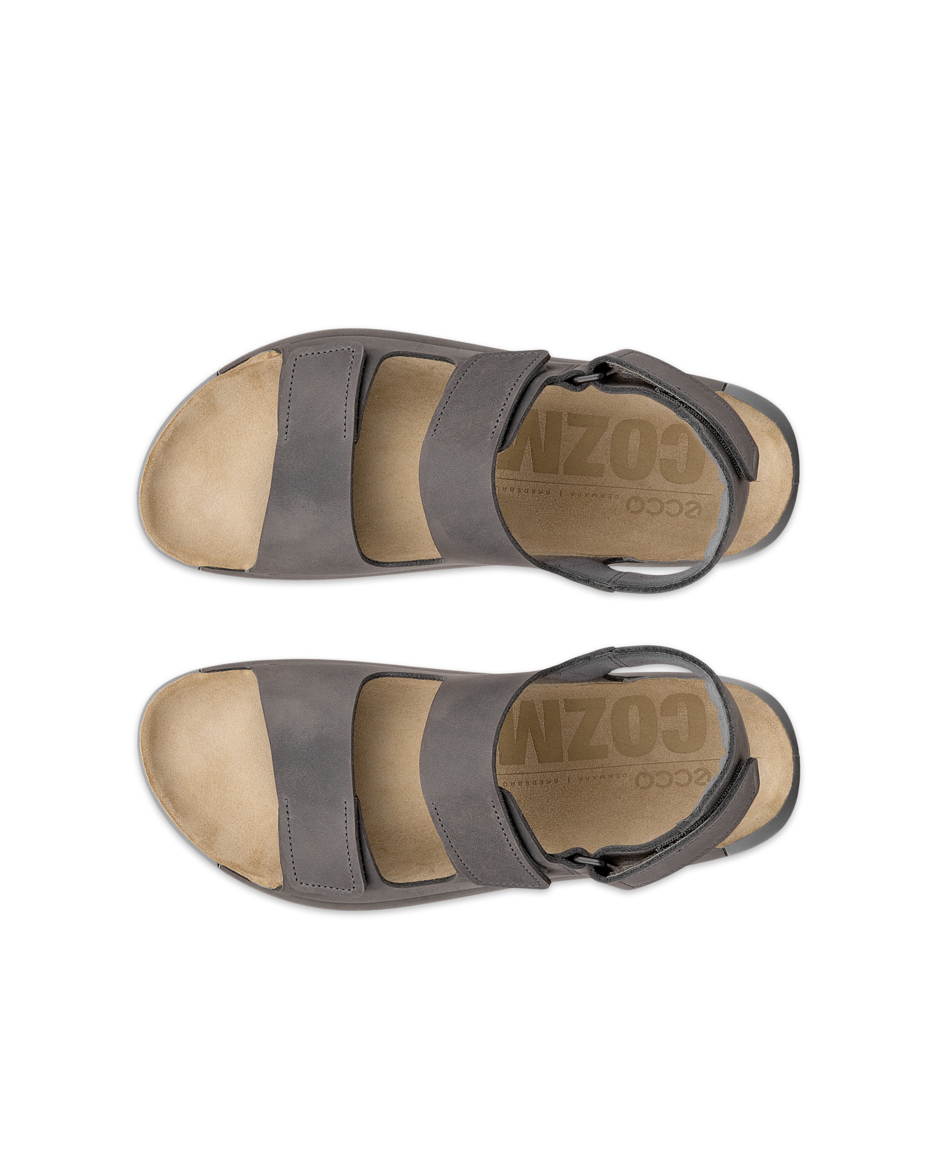 ECCO® Cozmo rihmadega nubuknahast sandaalid meestele - Hall - Top left pair
