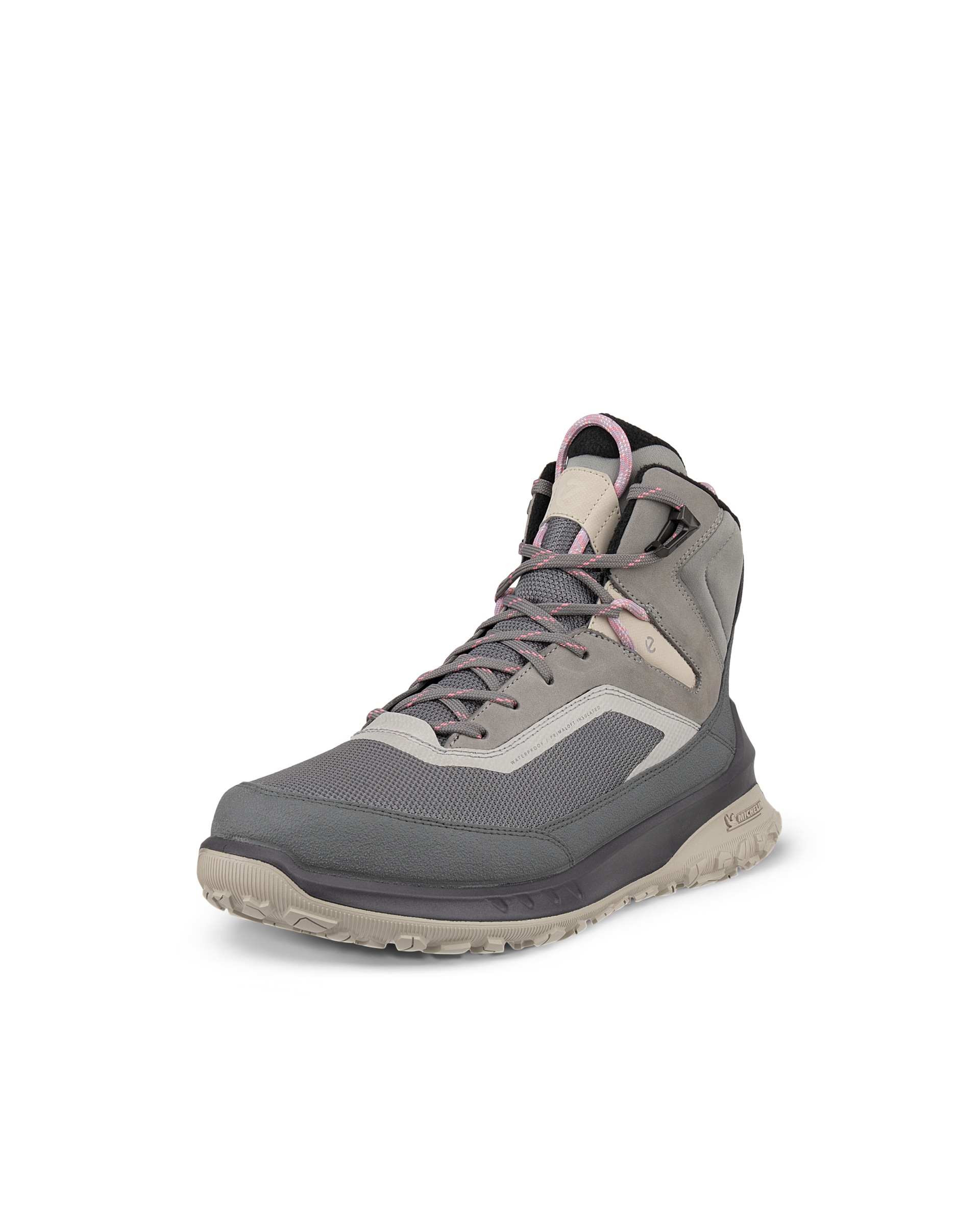 Botas de montaña impermeable de nobuk ECCO® ULT-TRN para mujer - Gris - Main