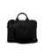 ECCO® Textureblock Leather Laptop Bag - Black - Back