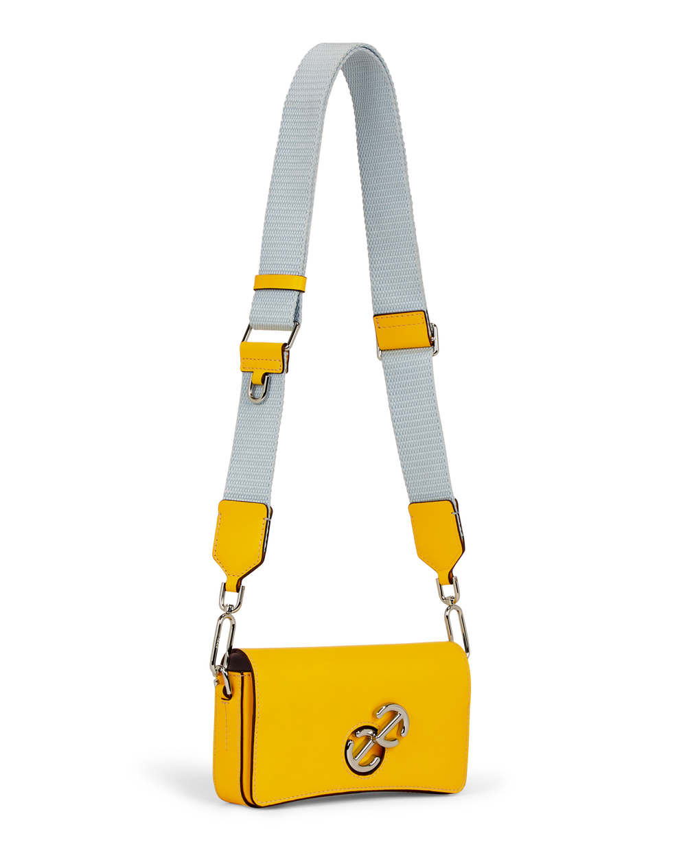 ECCO® Pinch Lock Wave sac bandoulière cuir - Jaune - Main