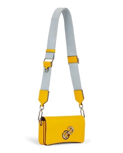 ECCO® Pinch Lock Wave sac bandoulière cuir - Jaune - Main