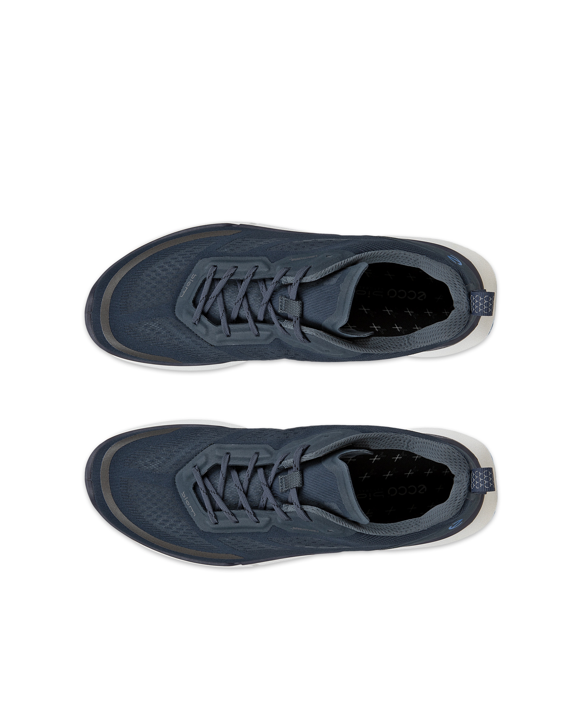 ECCO® Biom 2.0 Low Breathru baskets en toile pour homme - Bleu - Top left pair