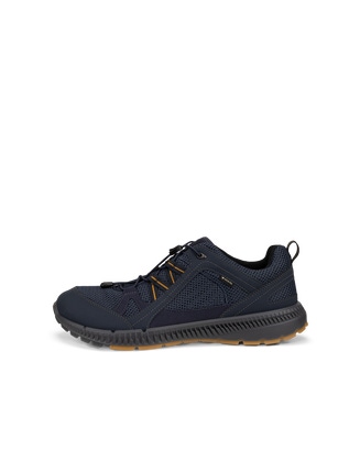 Men's ECCO® Terracruise II Textile Gore-Tex Shoe - Blue - Outside