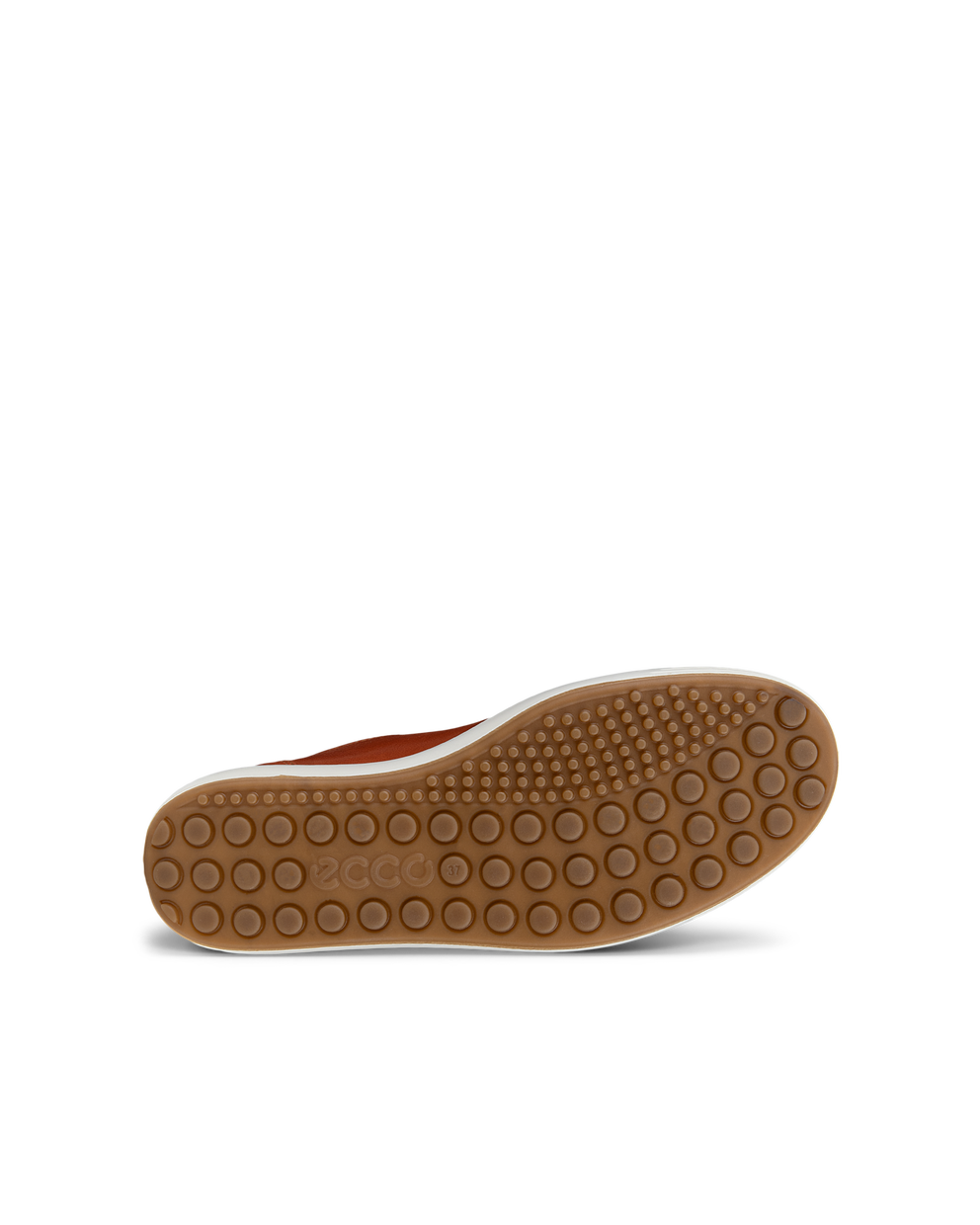 Women's ECCO® Soft 7 Leather Sneaker - Brown - Sole