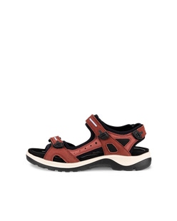 ECCO Offroad Womens Sports Sandal - Red - Outside