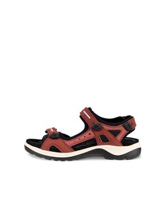 ECCO Offroad Womens Sports Sandal - Red - Outside