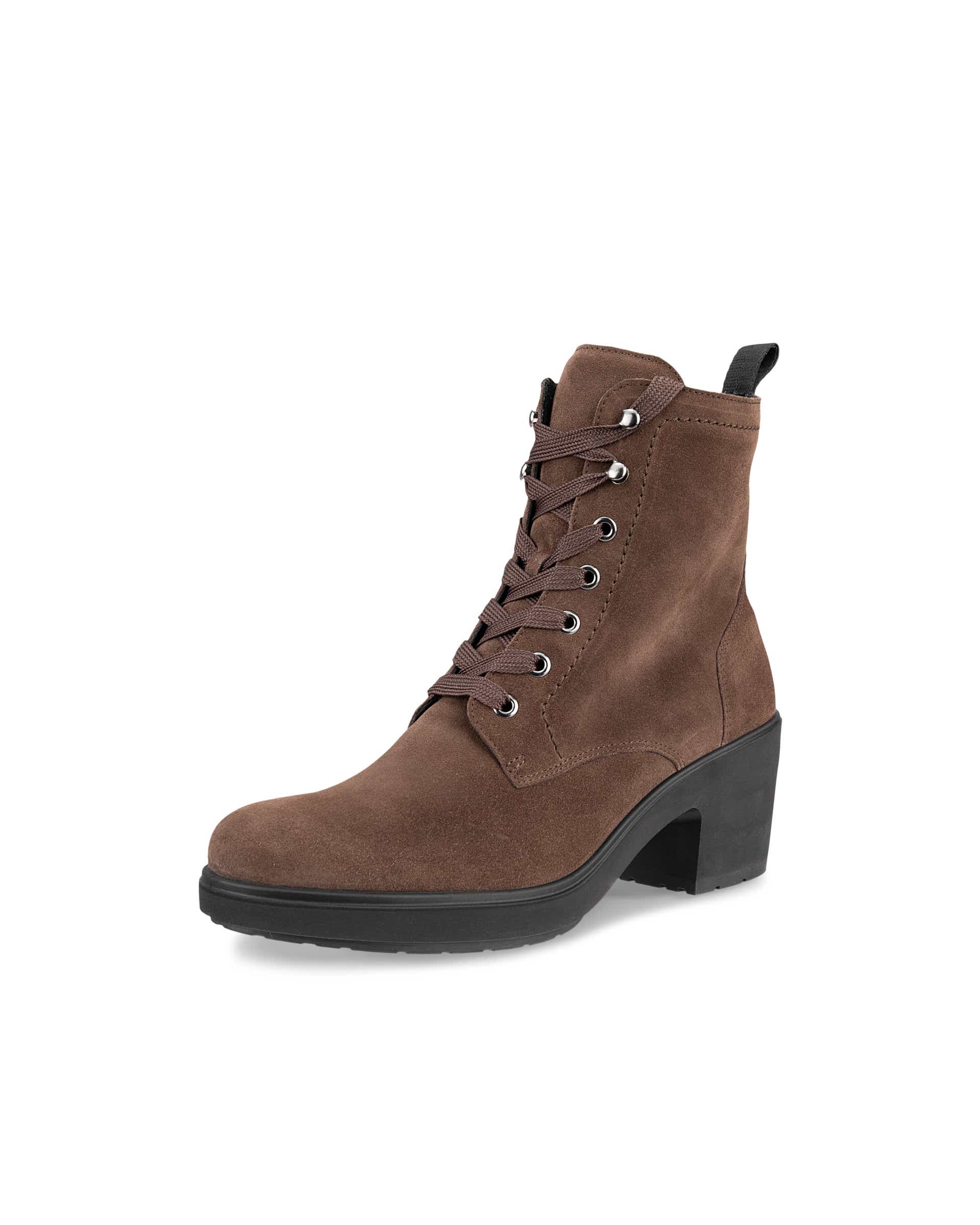 Women's ECCO® Metropole Zurich Leather Mid-Cut Boot | Brown