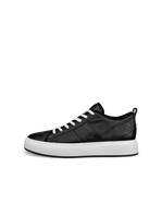 ECCO® Street Ace baskets en cuir pour homme - Noir - Outside