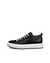 Men's ECCO® Street Ace Leather Sneaker - Black - Outside