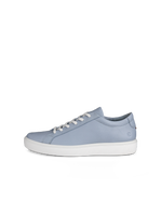 Men's ECCO® Soft 60 Leather Sneaker - Blue - Outside