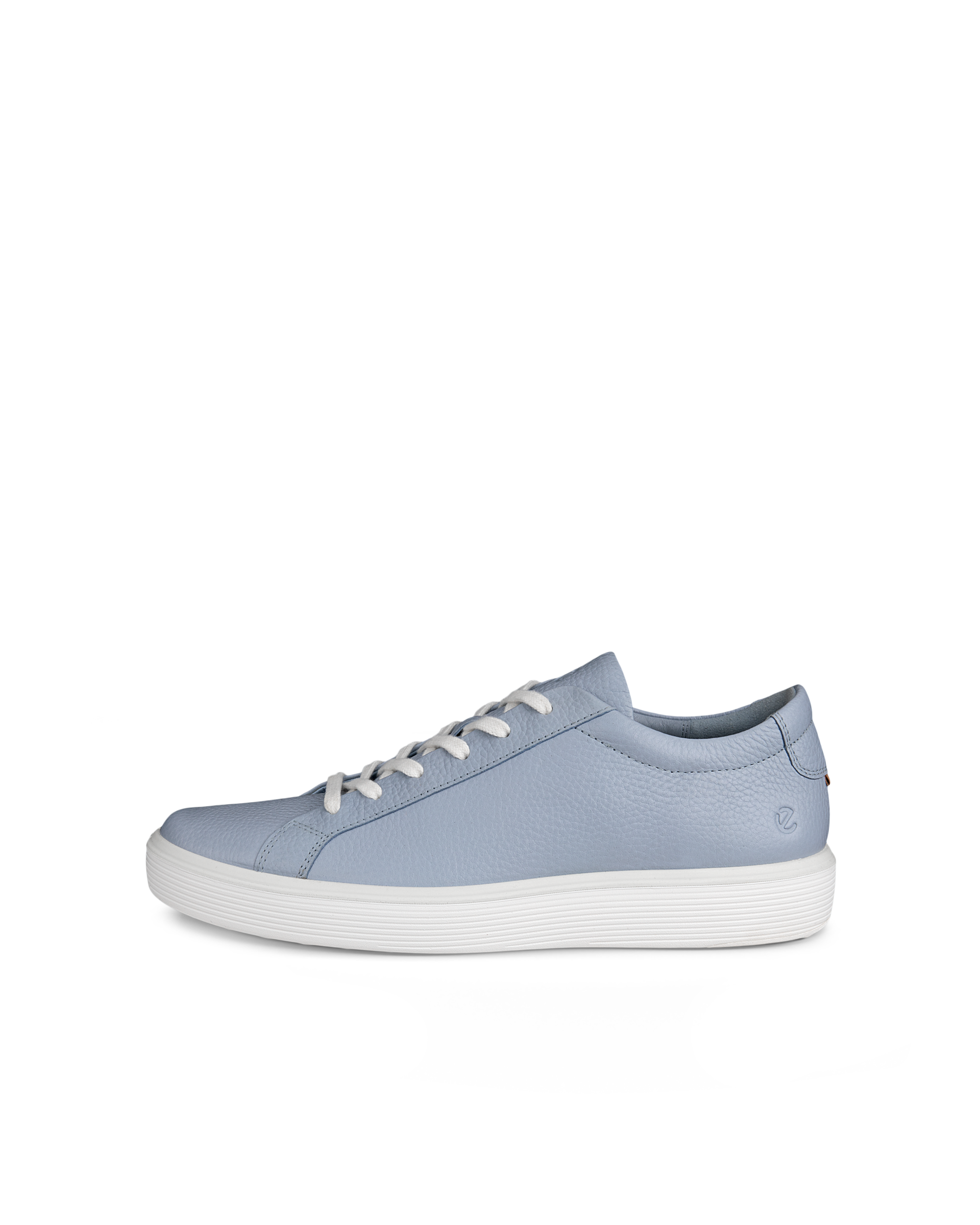 Men's ECCO® Soft 60 Leather Sneaker - Blue - Outside