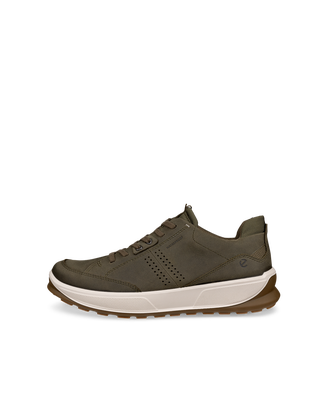 Men's ECCO® Byway 2.0 Nubuck Waterproof Shoe - Green - Outside