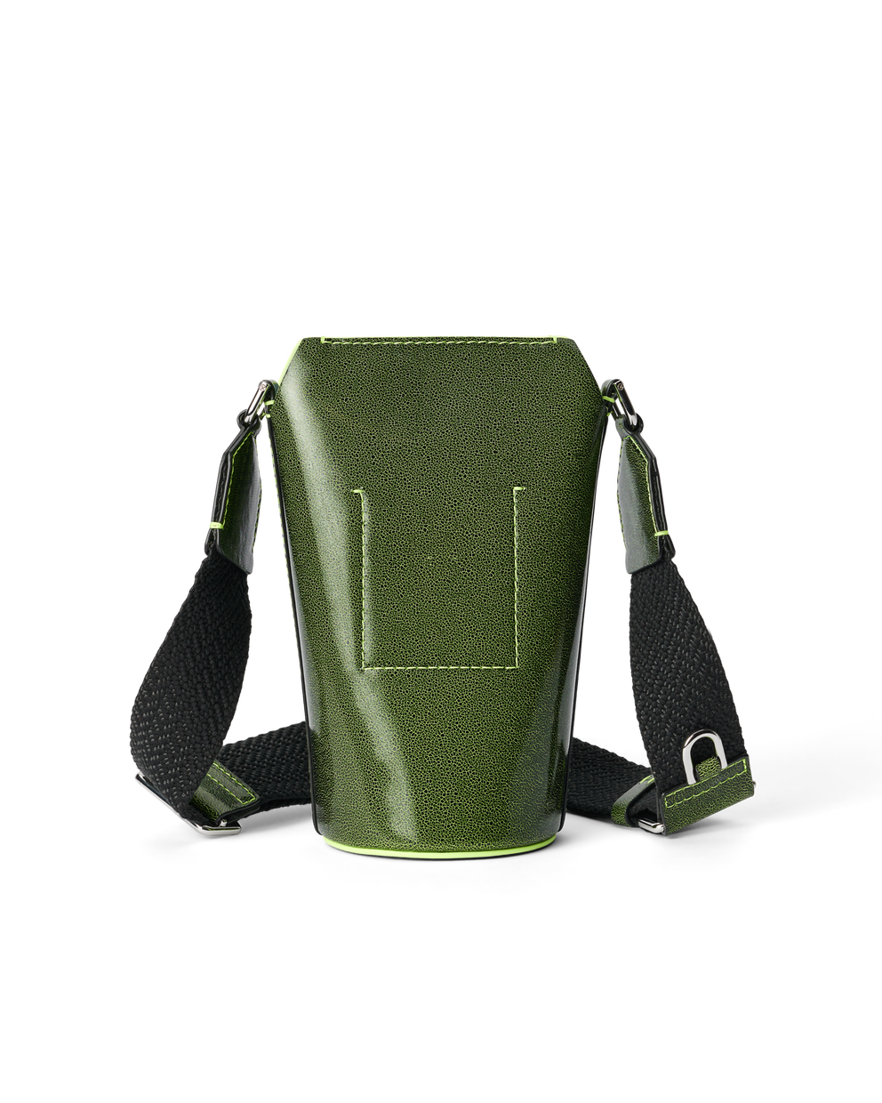 ECCO Pot Bag Cracked Leather - Green - Back