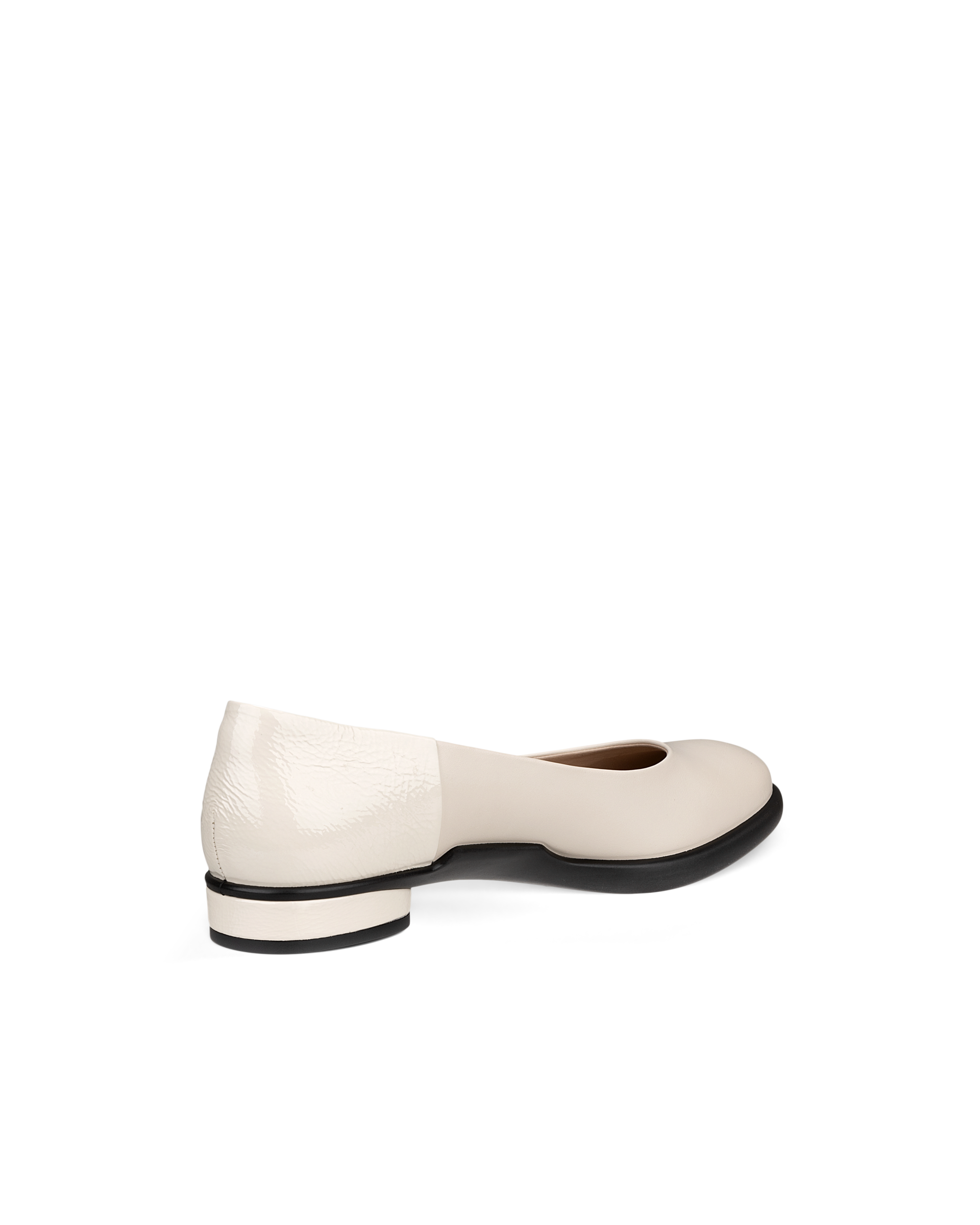 ECCO® Sculpted LX ballerines en cuir pour femme - Beige - Back