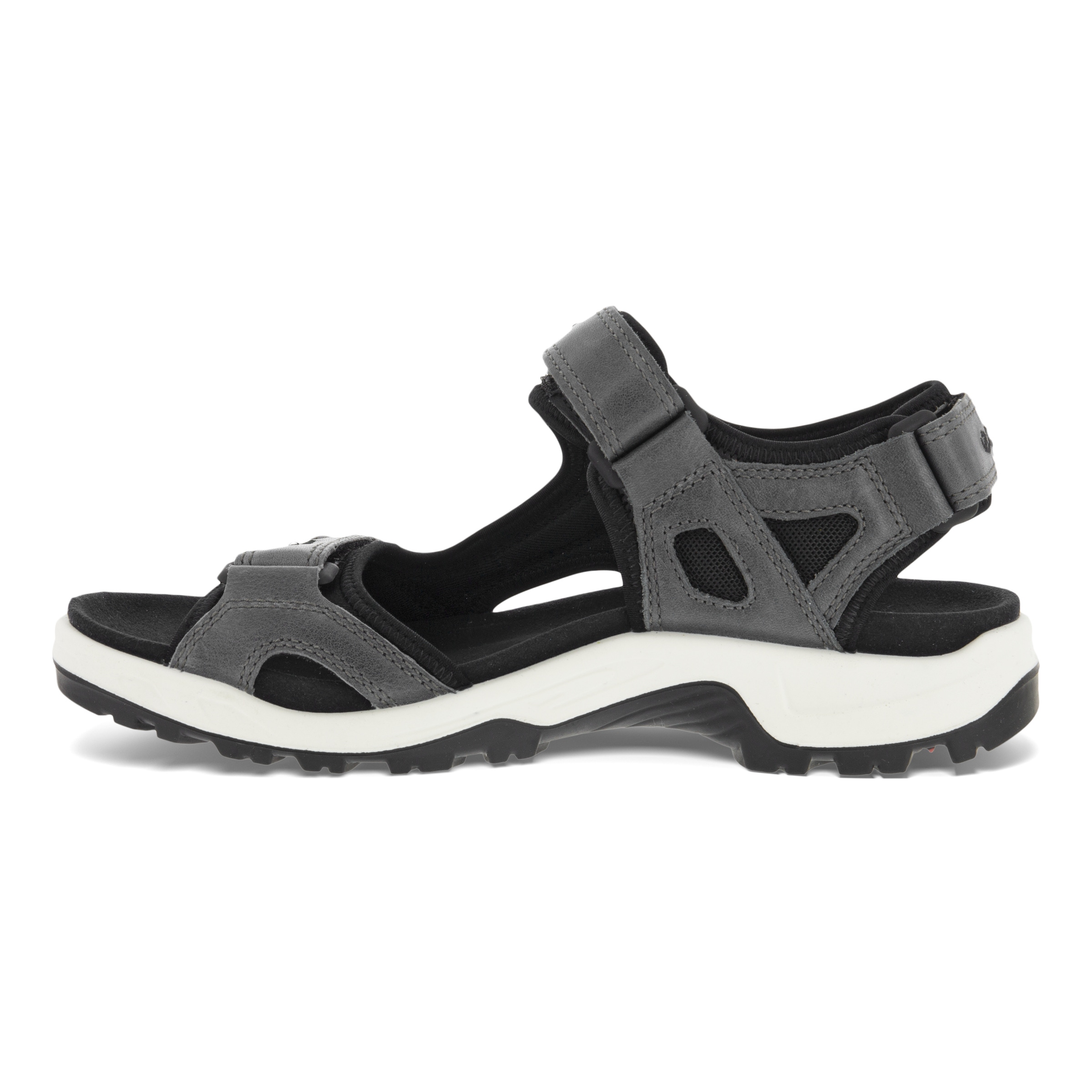 ECCO Offroad Upcycle Editions メンズ レザーハイキングサンダル - グレー - Inside