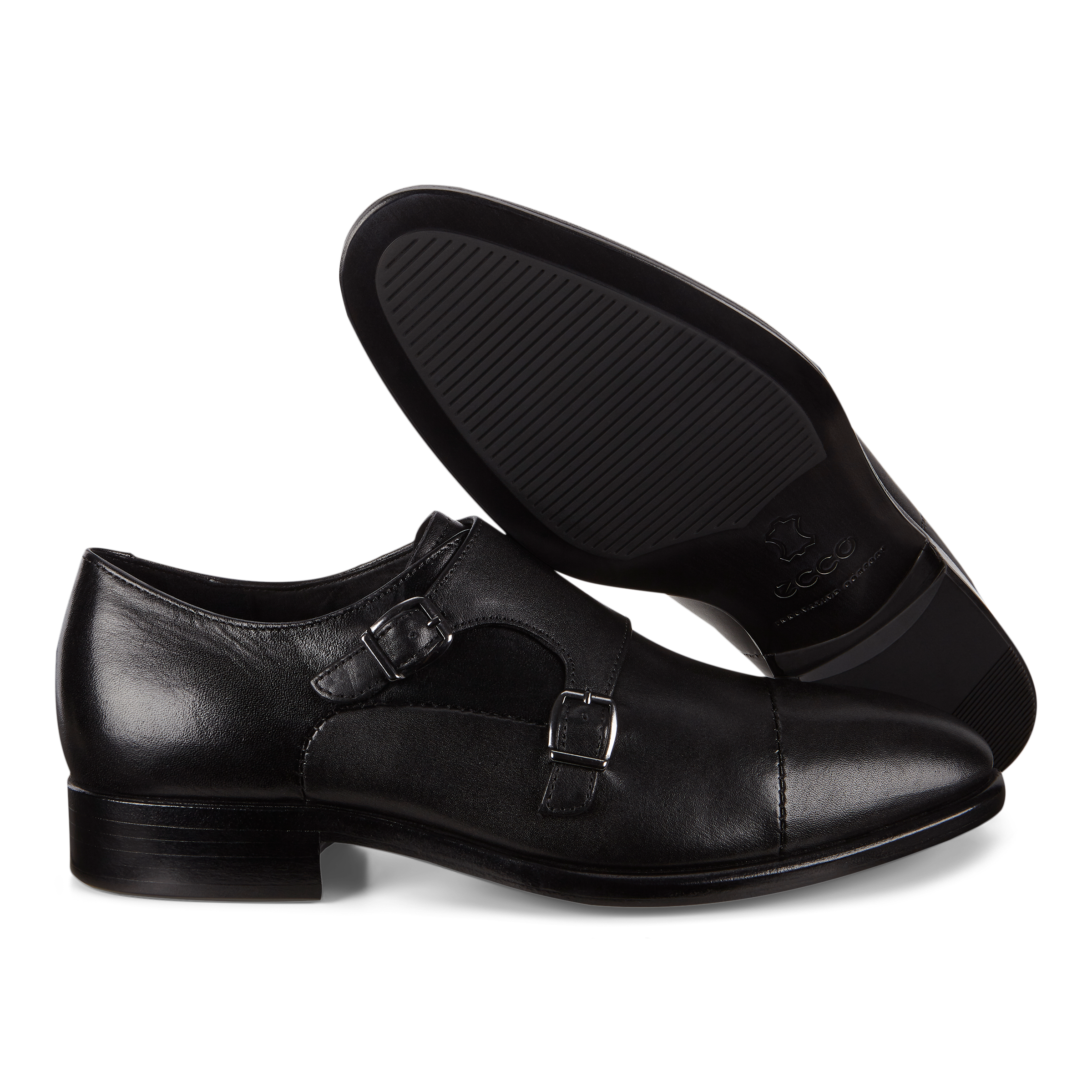 Ecco monk strap shoes sale