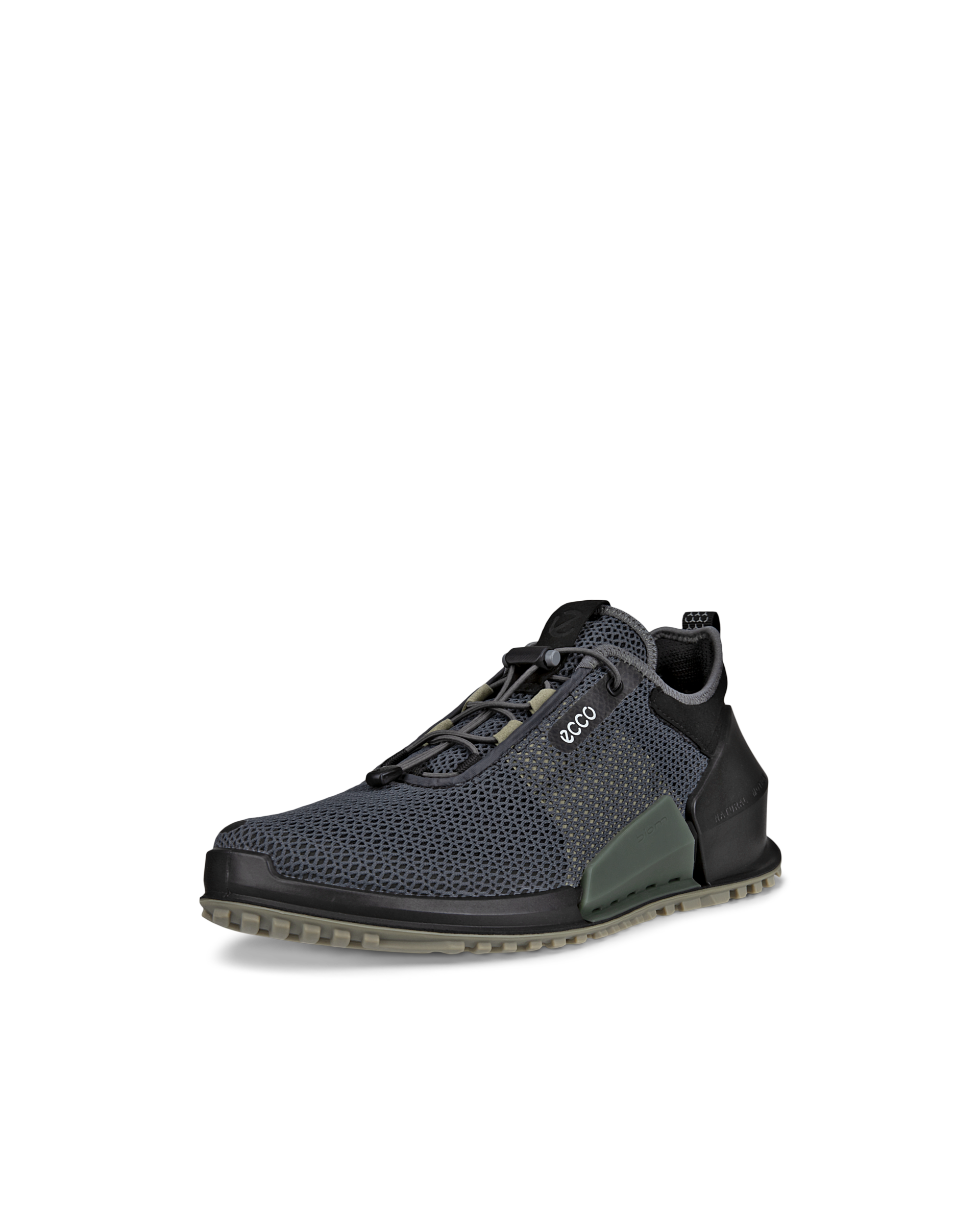 ECCO® Biom 2.0 Low Breathru baskets en toile pour homme - Gris - Main